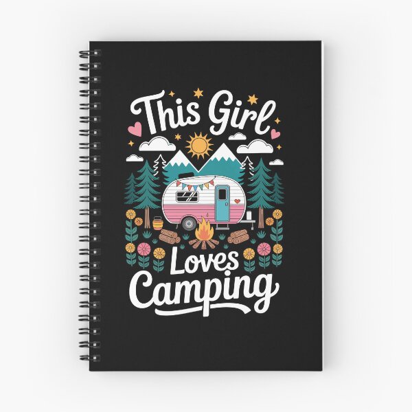 Item preview, this girl loves camping designed and sold by jkrphoto.