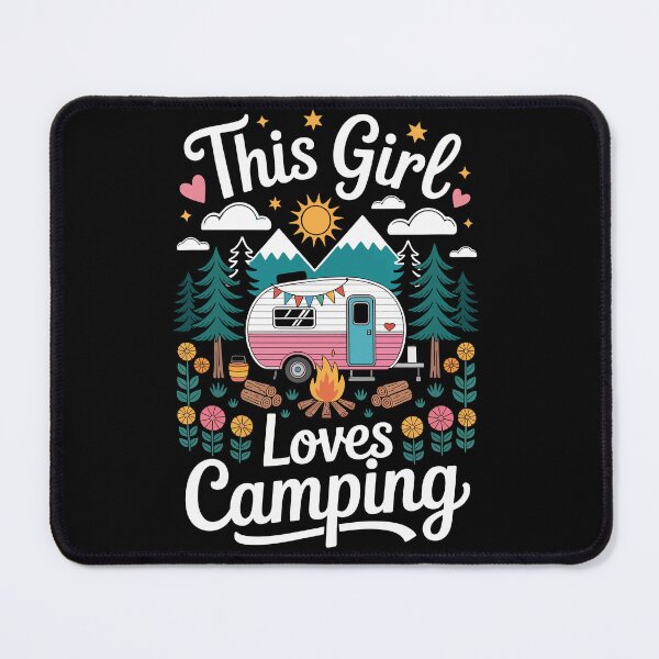 Item preview, this girl loves camping designed and sold by jkrphoto.