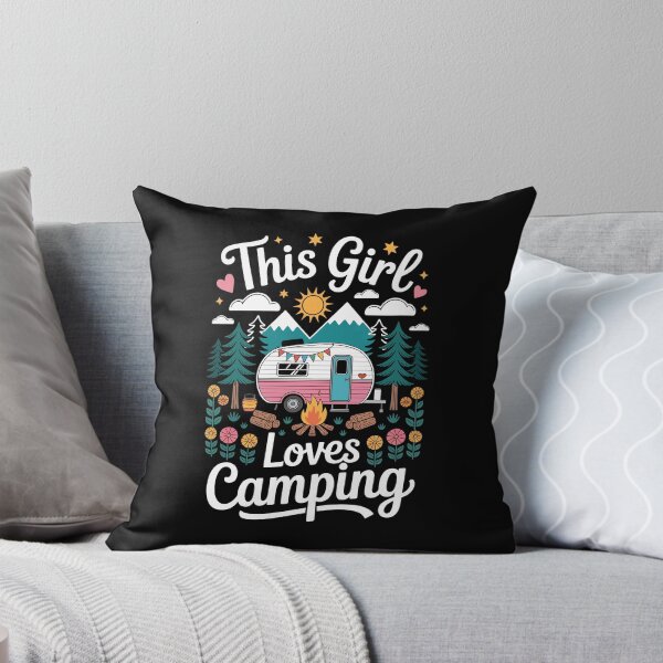 Item preview, this girl loves camping designed and sold by jkrphoto.