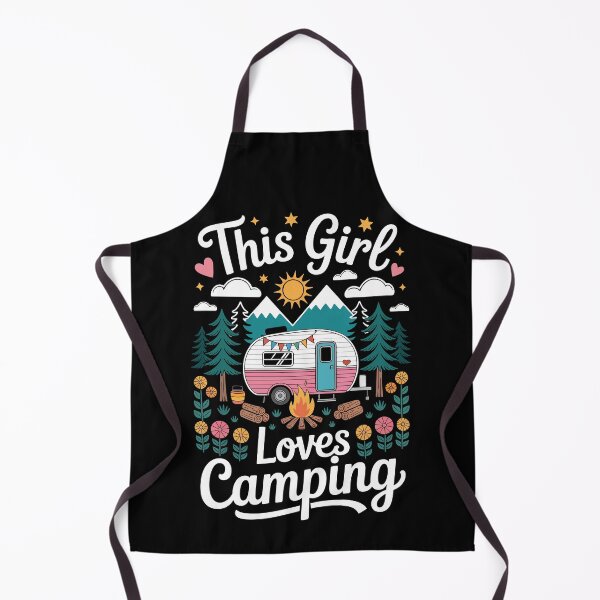Item preview, this girl loves camping designed and sold by jkrphoto.