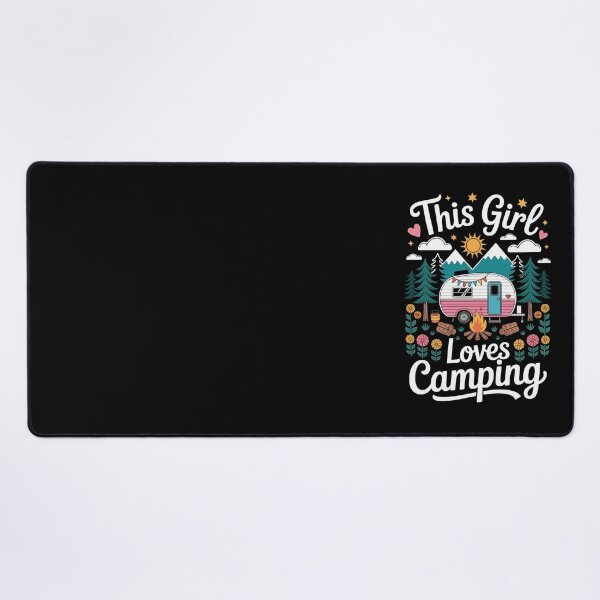 Item preview, this girl loves camping designed and sold by jkrphoto.