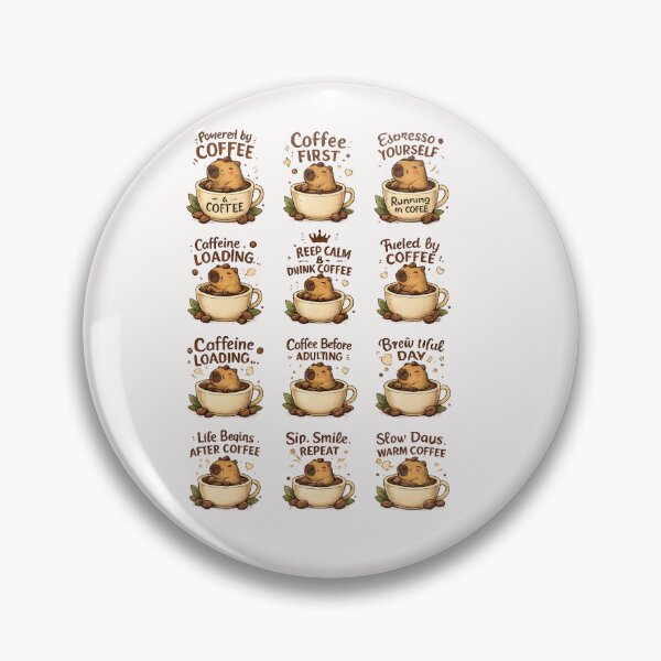 Item preview, Cute Capybara Coffee Lover – Take it slow and explore the little things designed and sold by singnup.