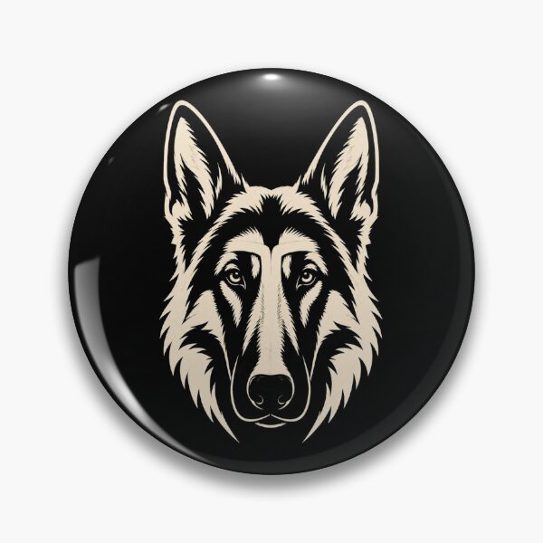 Item preview, German Shepherd Minimalist Mascot | Working Dog Collection designed and sold by RusticMeadow.