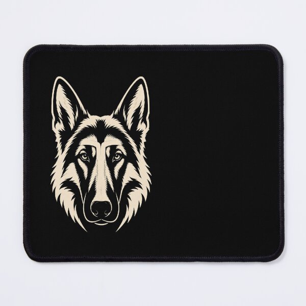 Item preview, German Shepherd Minimalist Mascot | Working Dog Collection designed and sold by RusticMeadow.