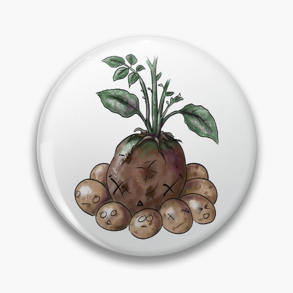 Item preview, Spent Potato funny veggie art designed and sold by Last Radish Design.