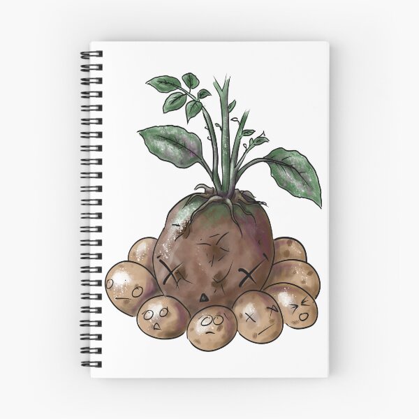 Item preview, Spent Potato funny veggie art designed and sold by Last Radish Design.