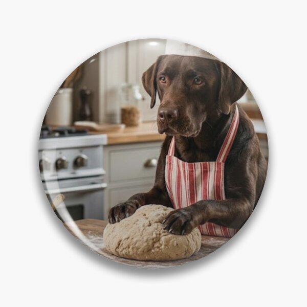 Item preview, Chef Lab’s Rustic Kitchen: Master Baker Chocolate Labrador designed and sold by milena-d98.
