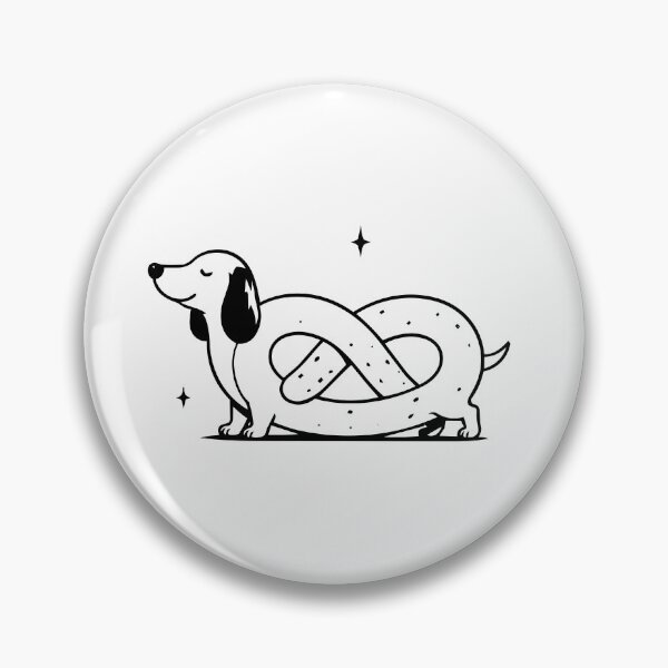 Item preview, Dachshound pretzel designed and sold by Worldwidewizard.