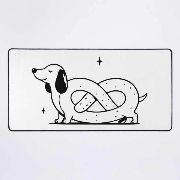 Item preview, Dachshound pretzel designed and sold by Worldwidewizard.