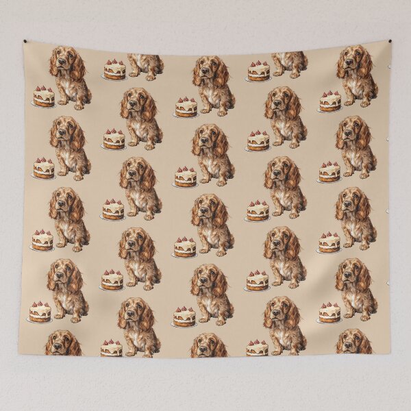 Item preview, Cocker Spaniel Birthday Party designed and sold by Erika Kaisersot.