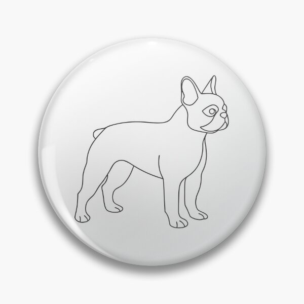 Item preview, French Bulldog Elegant Line Art Gift designed and sold by OneLine Studio.