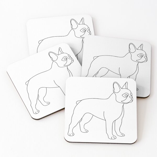 Item preview, French Bulldog Elegant Line Art Gift designed and sold by OneLine Studio.