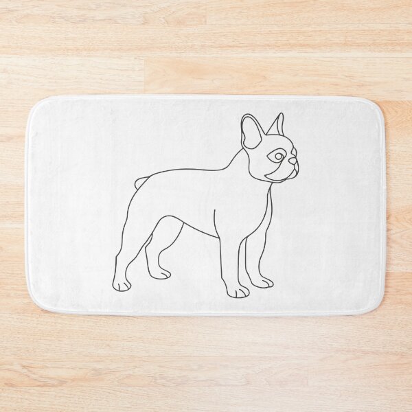 Item preview, French Bulldog Elegant Line Art Gift designed and sold by OneLine Studio.