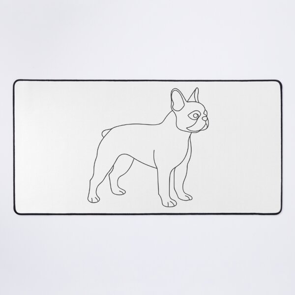 Item preview, French Bulldog Elegant Line Art Gift designed and sold by OneLine Studio.