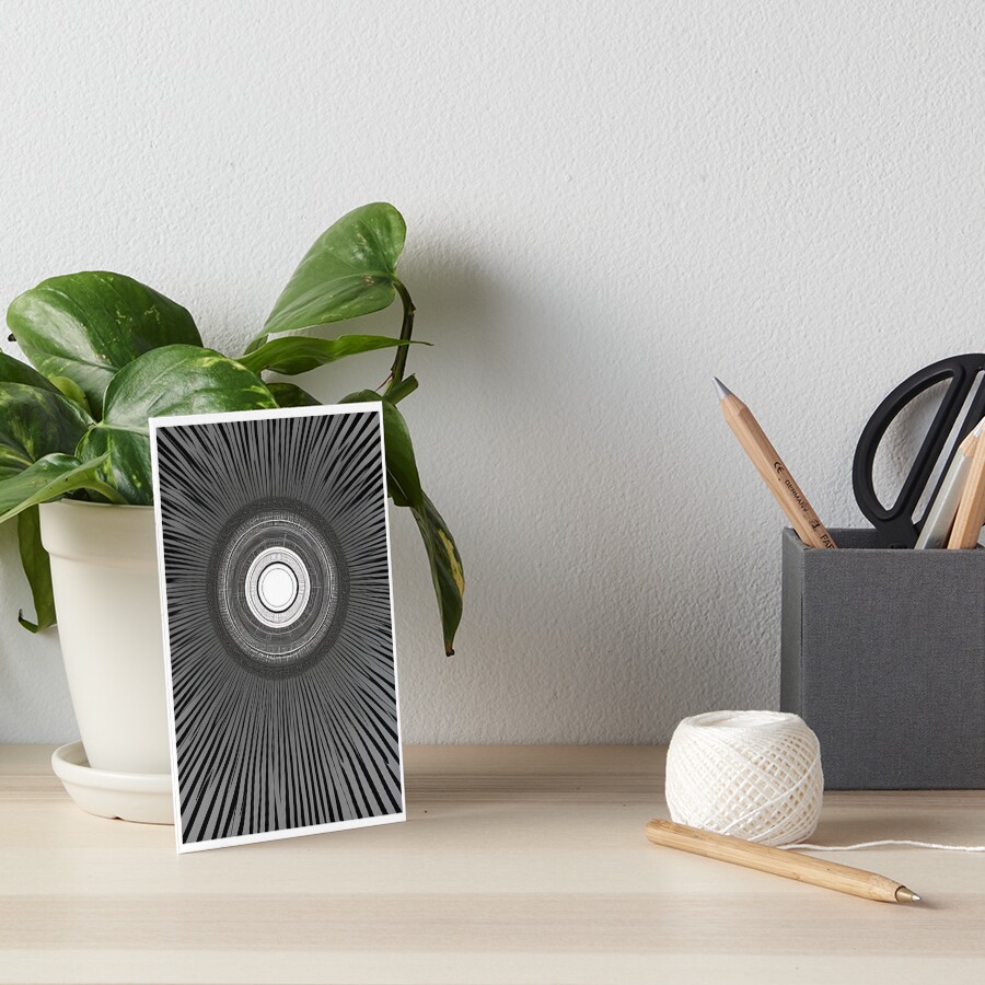 Item preview, Art Board Print designed and sold by Reverso-Design.