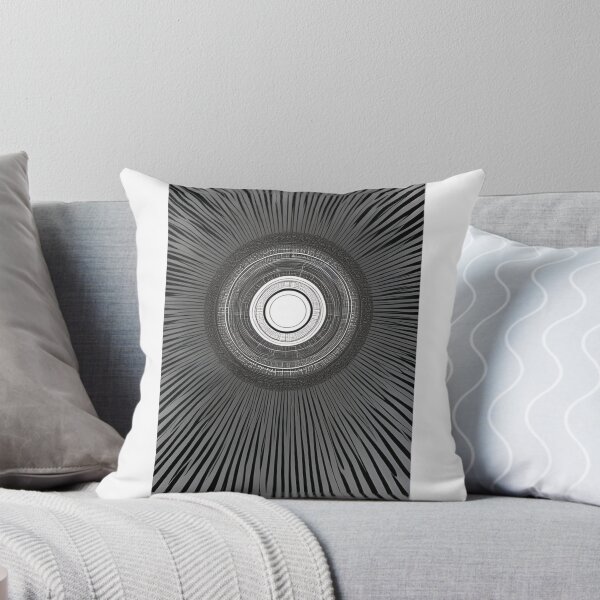 Artikelvorschau, Abstract Art - Radiating Pattern, Contemporary Geometric Minimalism entworfen und verkauft von Reverso-Design.