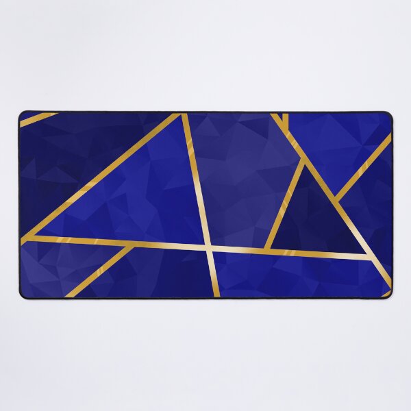 Item preview, Blue Geometric Crystals with Gold Lining designed and sold by SolGalaxyDesign.