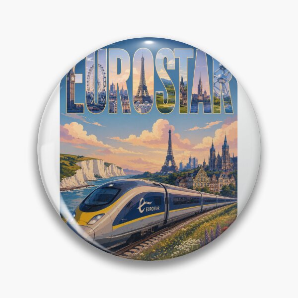 Item preview, Eurostar London Paris Brussels Continental Europe designed and sold by StampMyPassport.