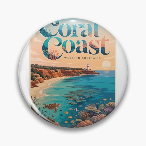 Item preview, Coral Coast Western Australia Ningaloo Reef Jurien Bay designed and sold by StampMyPassport.