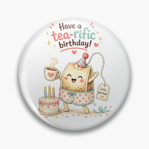 Item preview, Birthday Tea Card designed and sold by Narc Studio.