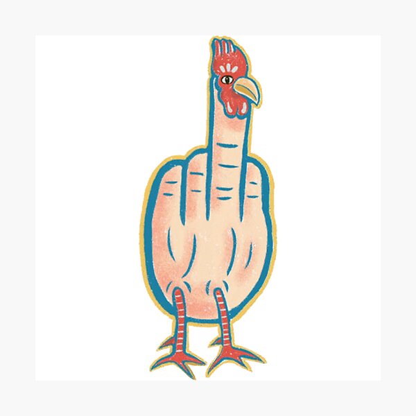 Item preview, Funny Sarcastic Chicken designed and sold by KrikstudioStore.