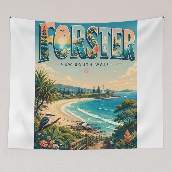 Item preview, Forster New South Wales Mid North Coast Australia designed and sold by StampMyPassport.