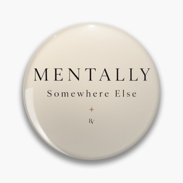 Item preview, Mentally Somewhere Else – Minimalist Typography Shirt | Soft Abundance | Quiet Luxury Aesthetic designed and sold by BeaVibes.
