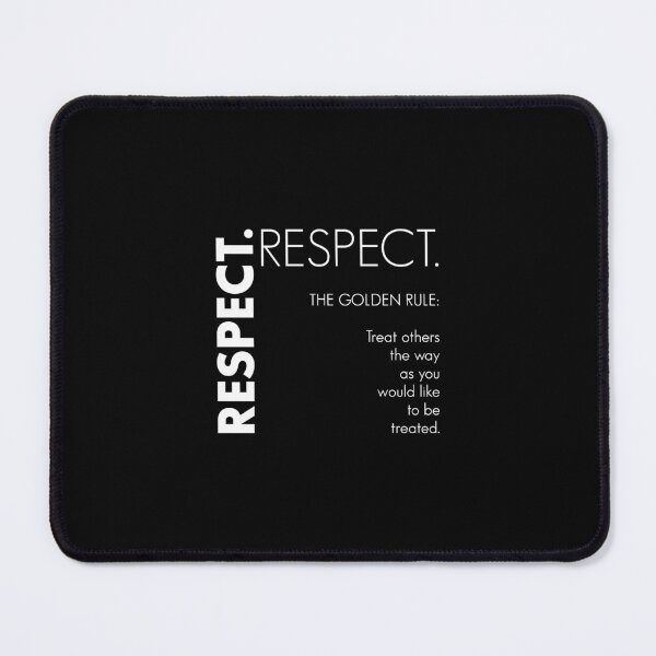 Item preview, RESPECT. THE GOLDEN RULE, Unique designed and sold by villacreativa.
