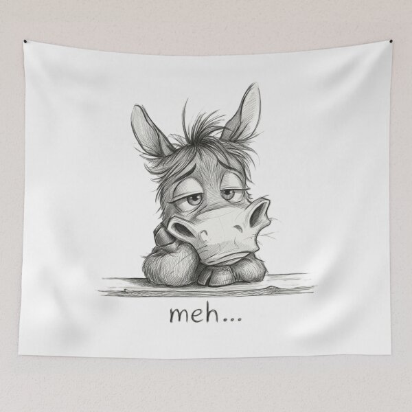 Item preview, Sad little pony. designed and sold by HeavyCottonClub.