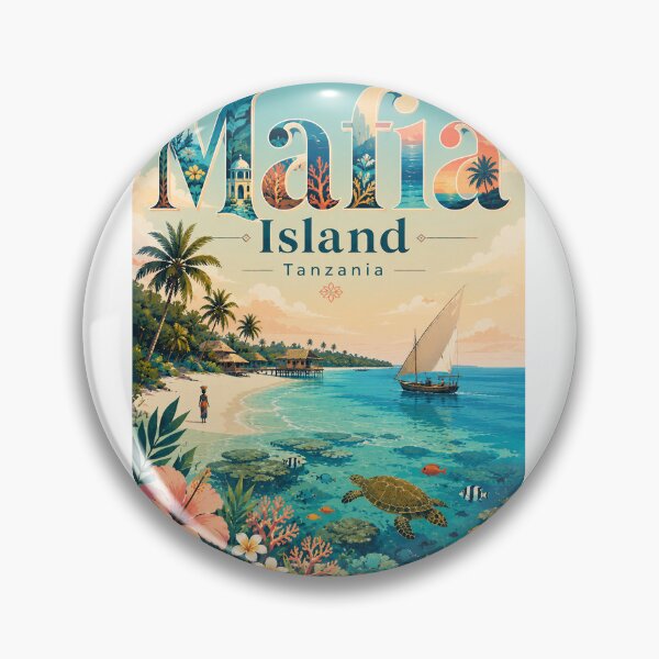 Item preview, Mafia Island Marine Park and Chole Bay Tanzania Coral Coast designed and sold by StampMyPassport.