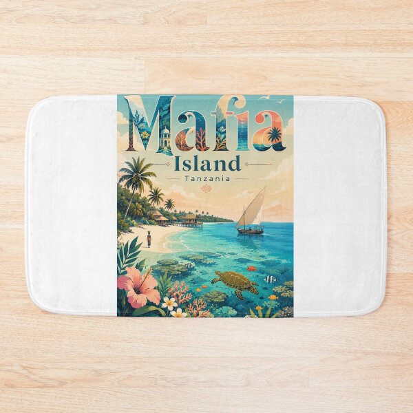 Item preview, Mafia Island Marine Park and Chole Bay Tanzania Coral Coast designed and sold by StampMyPassport.