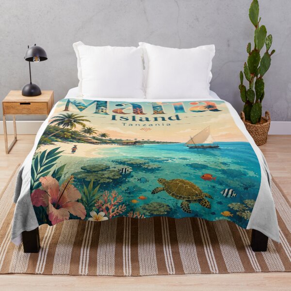 Item preview, Mafia Island Marine Park and Chole Bay Tanzania Coral Coast designed and sold by StampMyPassport.