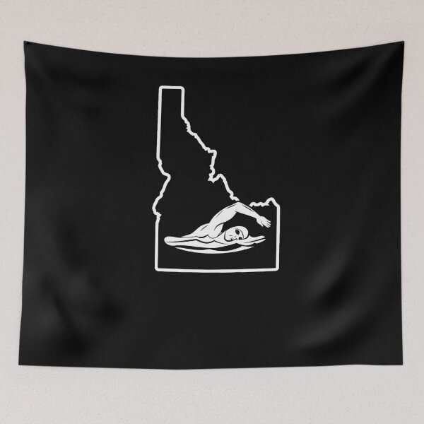 Item preview, Swimming T Shirts Idaho Swimmer Clothing designed and sold by shoppzee.