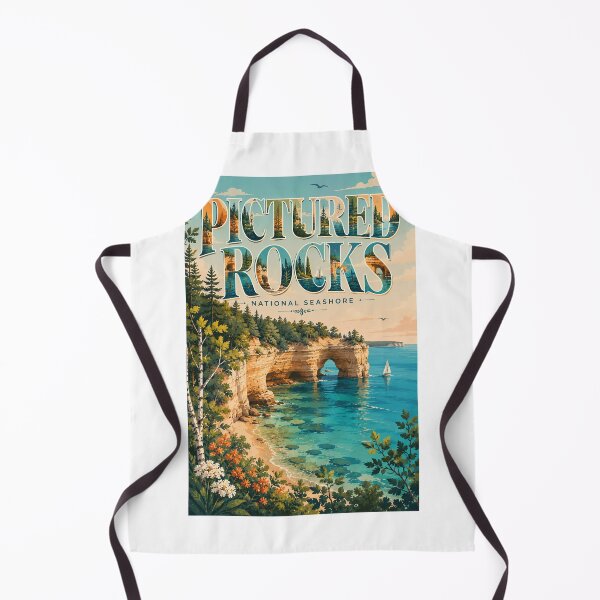 Item preview, Pictured Rocks National Seashore Munising Lake Superior Michigan designed and sold by StampMyPassport.