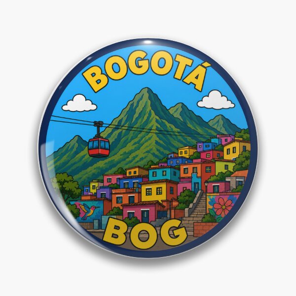 Item preview, Bogota BOG Airport Code Travel Sticker designed and sold by Martin's_Design.