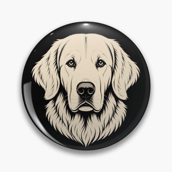Item preview, Golden Retriever Minimalist Mascot | Working Dog Collection designed and sold by RusticMeadow.