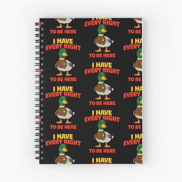 Item preview, I Have Every Right to Be Here Funny Duck Empowerment Quote designed and sold by TeeTimeTreasure.