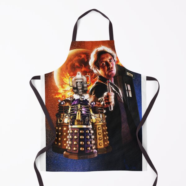Item preview, Doctor Who Inspired Art | Eighth Doctor, Daleks & Cybermen | Sci-Fi Fan Design designed and sold by BlackThistleArt.