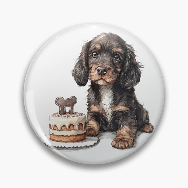 Item preview, Tricolor Cocker Spaniel Birthday Party designed and sold by Erika Kaisersot.