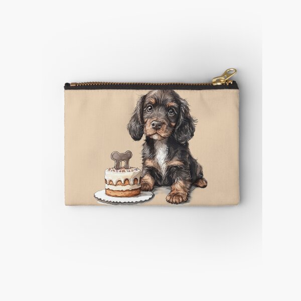 Item preview, Tricolor Cocker Spaniel Birthday Party designed and sold by Erika Kaisersot.