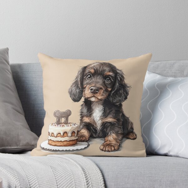 Item preview, Tricolor Cocker Spaniel Birthday Party designed and sold by Erika Kaisersot.