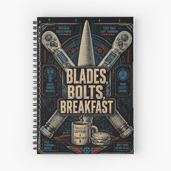 Item preview,  Blades Bolts Breakfast Heavy Torque Windtech Streetwear designed and sold by RoyalOrderGallery.