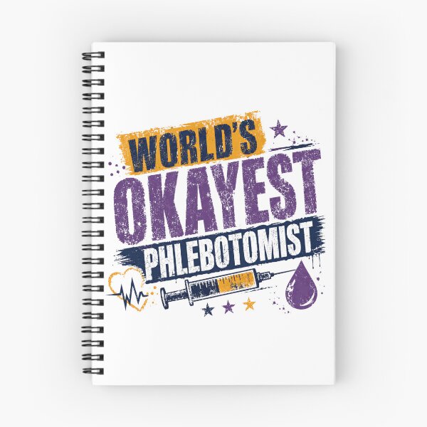 Item preview, World's Okayest Phlebotomist Healthcare Medical Worker designed and sold by RetroMini2026.