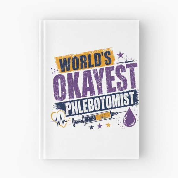 Item preview, World's Okayest Phlebotomist Healthcare Medical Worker designed and sold by RetroMini2026.