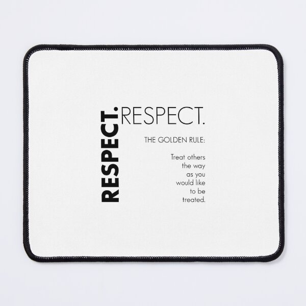 Item preview, RESPECT. THE GOLDEN RULE, Unique designed and sold by villacreativa.