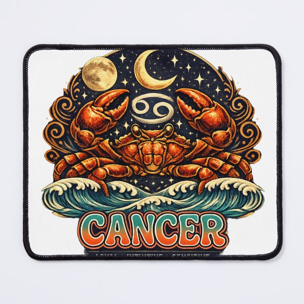 Item preview, Mystical Ocean Crab Art Cancer Zodiac designed and sold by Grandtshirt | Creative Print Designs.