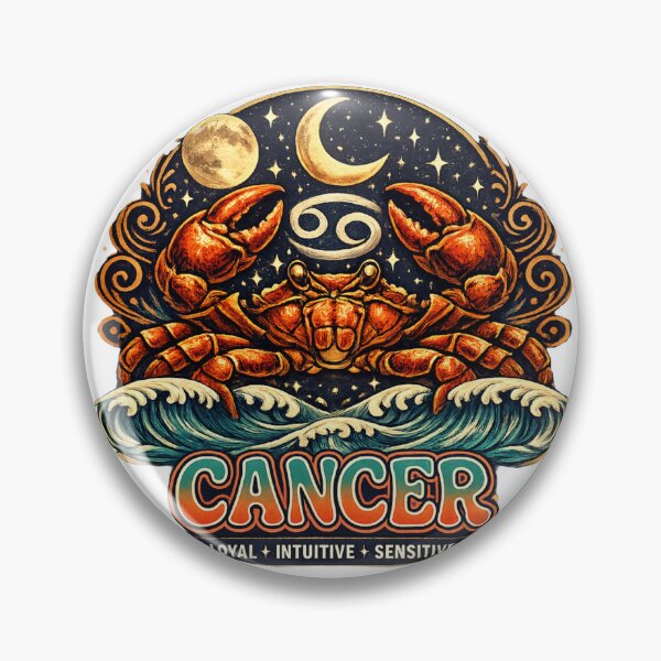 Item preview, Mystical Ocean Crab Art Cancer Zodiac designed and sold by Grandtshirt | Creative Print Designs.