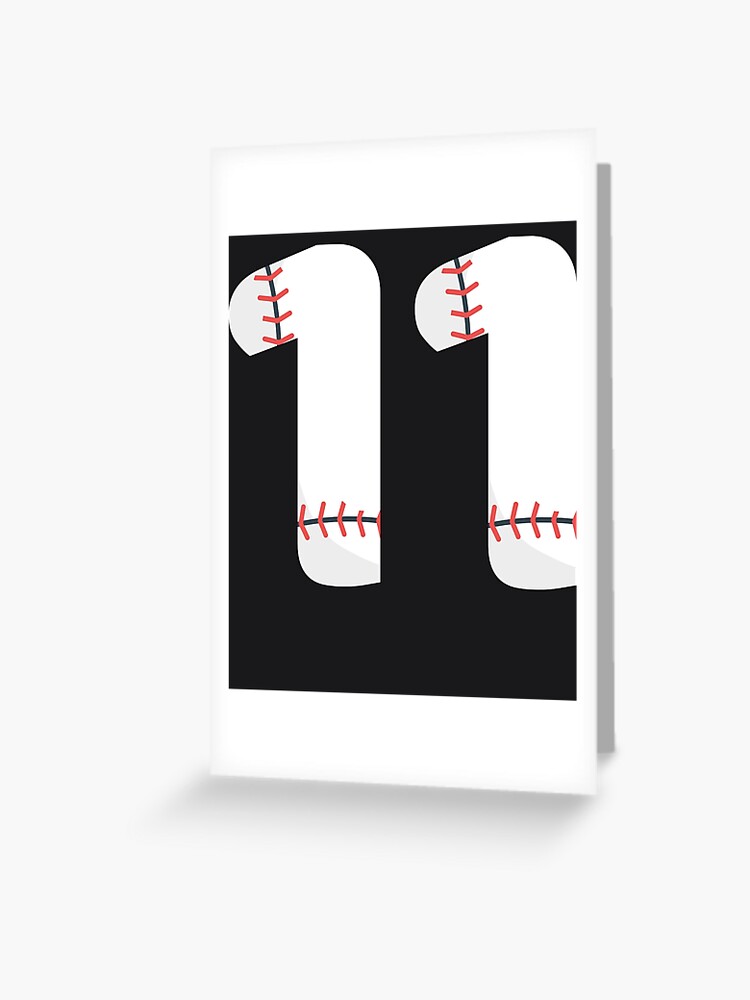 Number 11 Baseball #11 Sticker for Sale by melsens