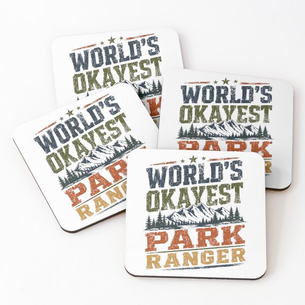 Item preview, World's Okayest Park Ranger National Park Staff Outdoor Lover designed and sold by RetroMini2026.