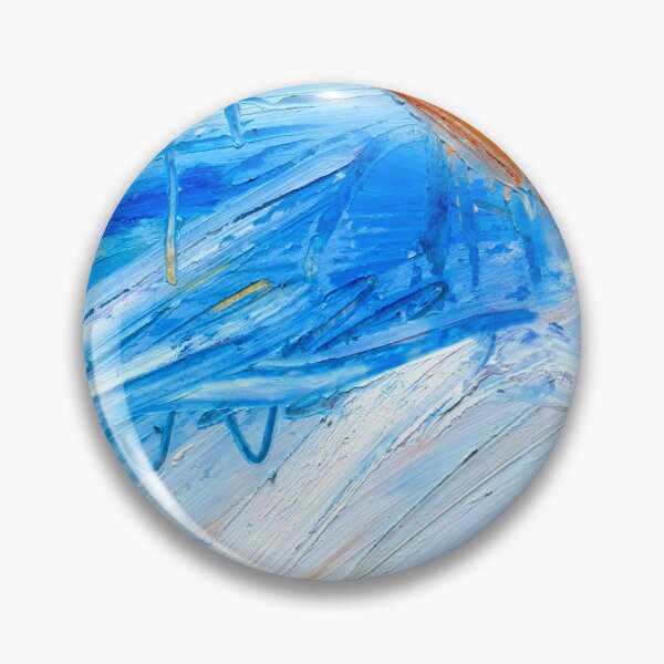 Item preview, orange and blue abstract. designed and sold by Tereza Pilar  Art.